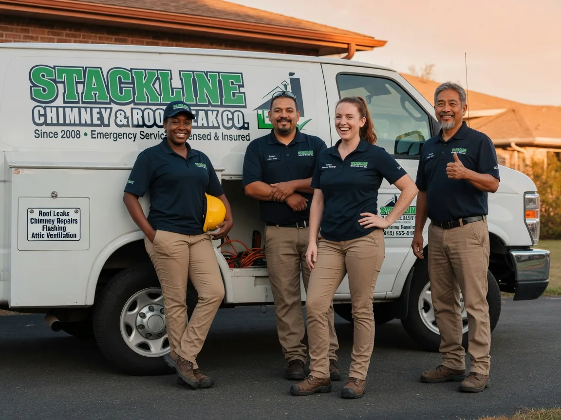 Chimney flashing repair company in Washington, OK